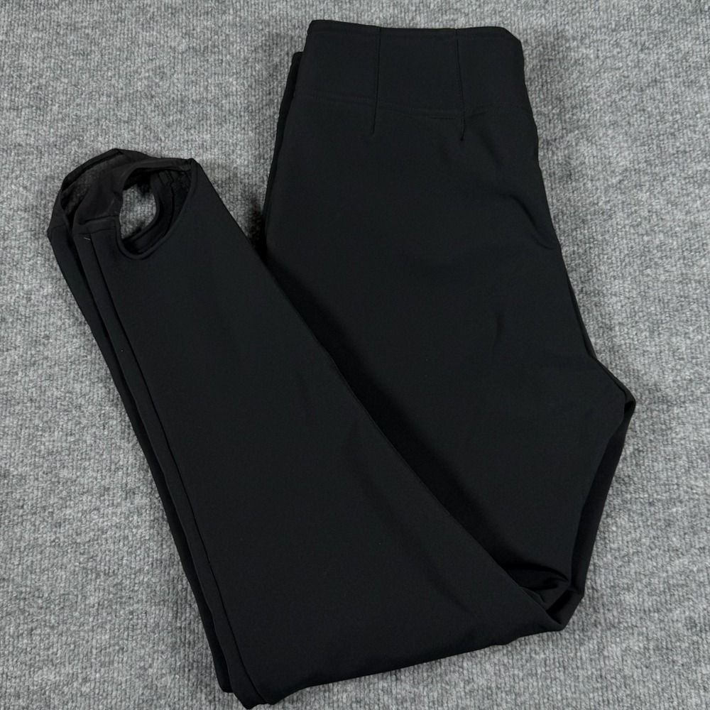 Boulder Gear Pants Womens 14 Black Schoeller WB-400 Stirrup Ski Snow Softshell